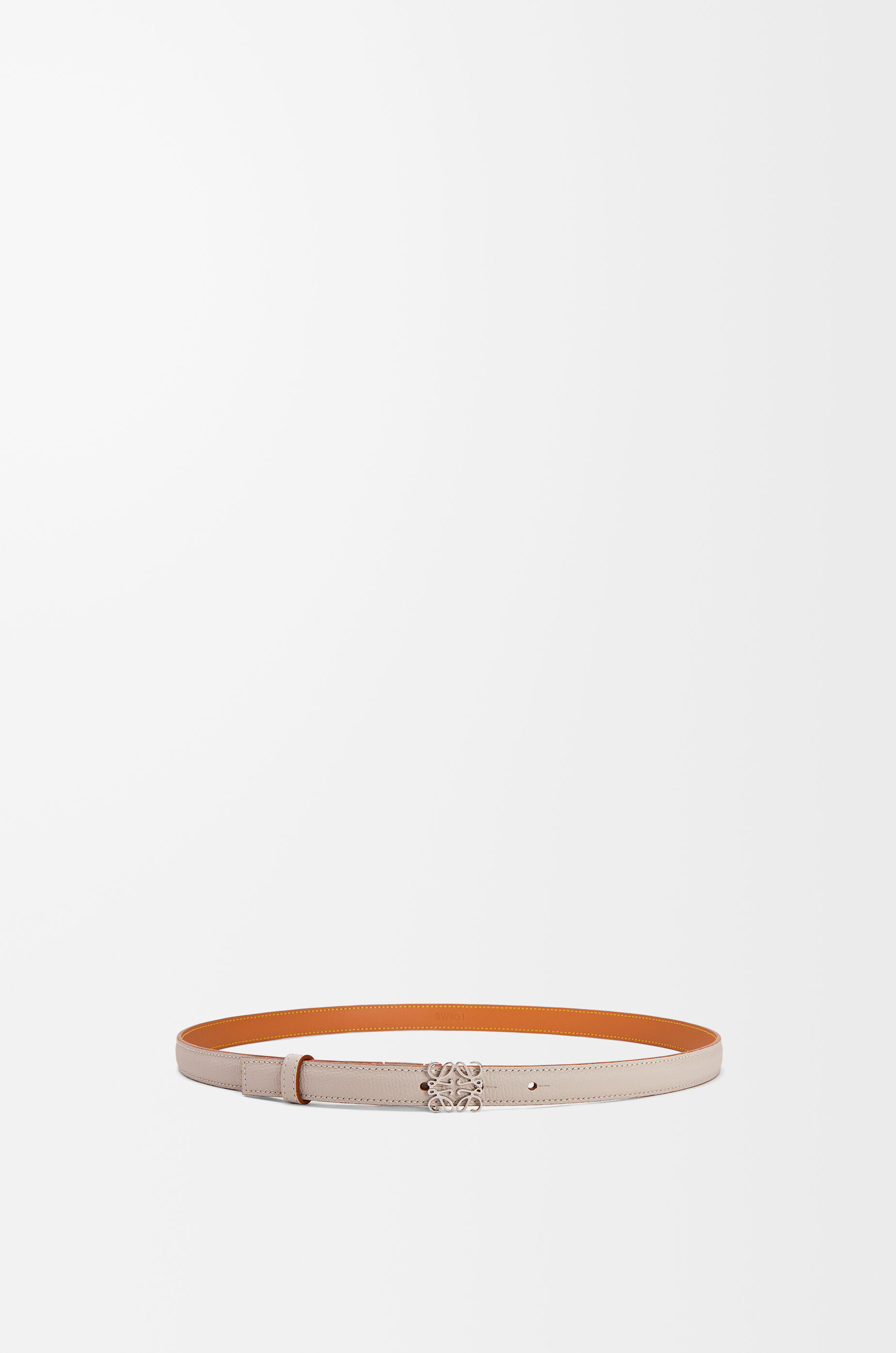 LOEWE - ロエベ LOEWE ベルト アナグラム レザー 2cm幅 細ベルト
