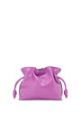 LOEWE Mini Flamenco clutch in nappa calfskin Bright Purple pdp_rd