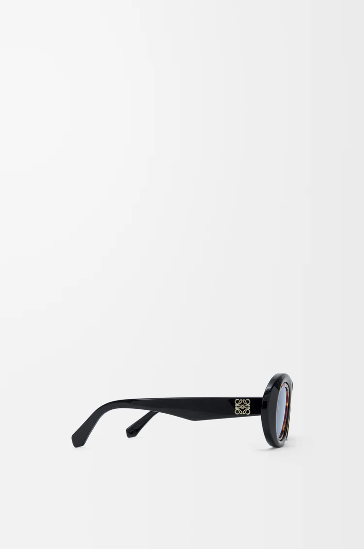 LOEWE Mini Anagram Oval sunglasses Black