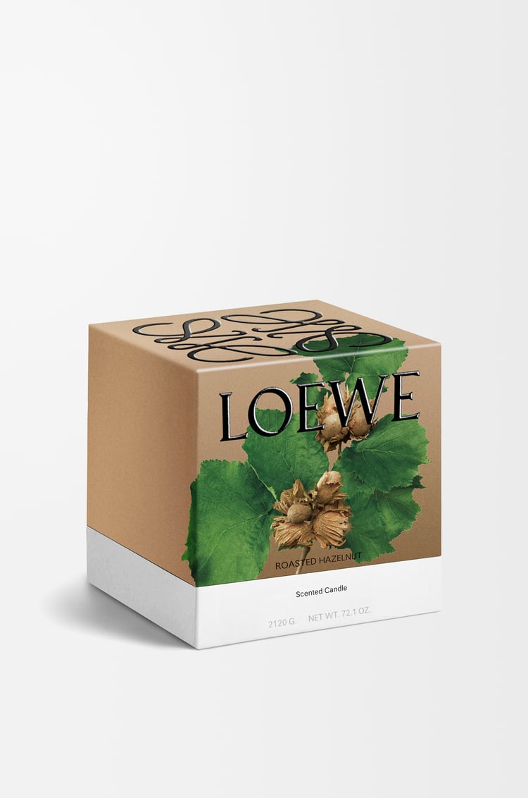 LOEWE ローストヘーゼルナッツ キャンドル ラージ ブラック