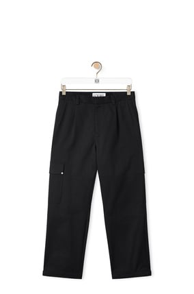 LOEWE Cargo trousers in cotton Black