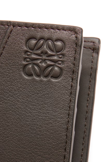 LOEWE Puzzle bifold coin wallet in classic calfskin 深灰色 plp_rd