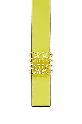 LOEWE Cinturón en piel de ternera lisa con anagrama Ocre/Amarillo Brillante/Oro plp_rd