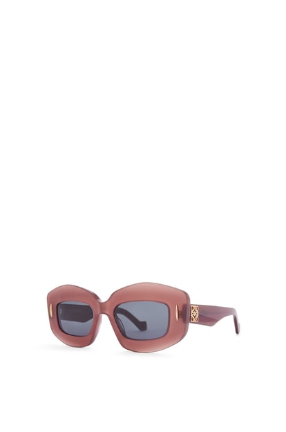 LOEWE Screen sunglasses in acetate Burgundy plp_rd