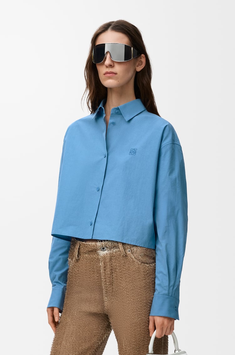 LOEWE Shirt in cotton Blue