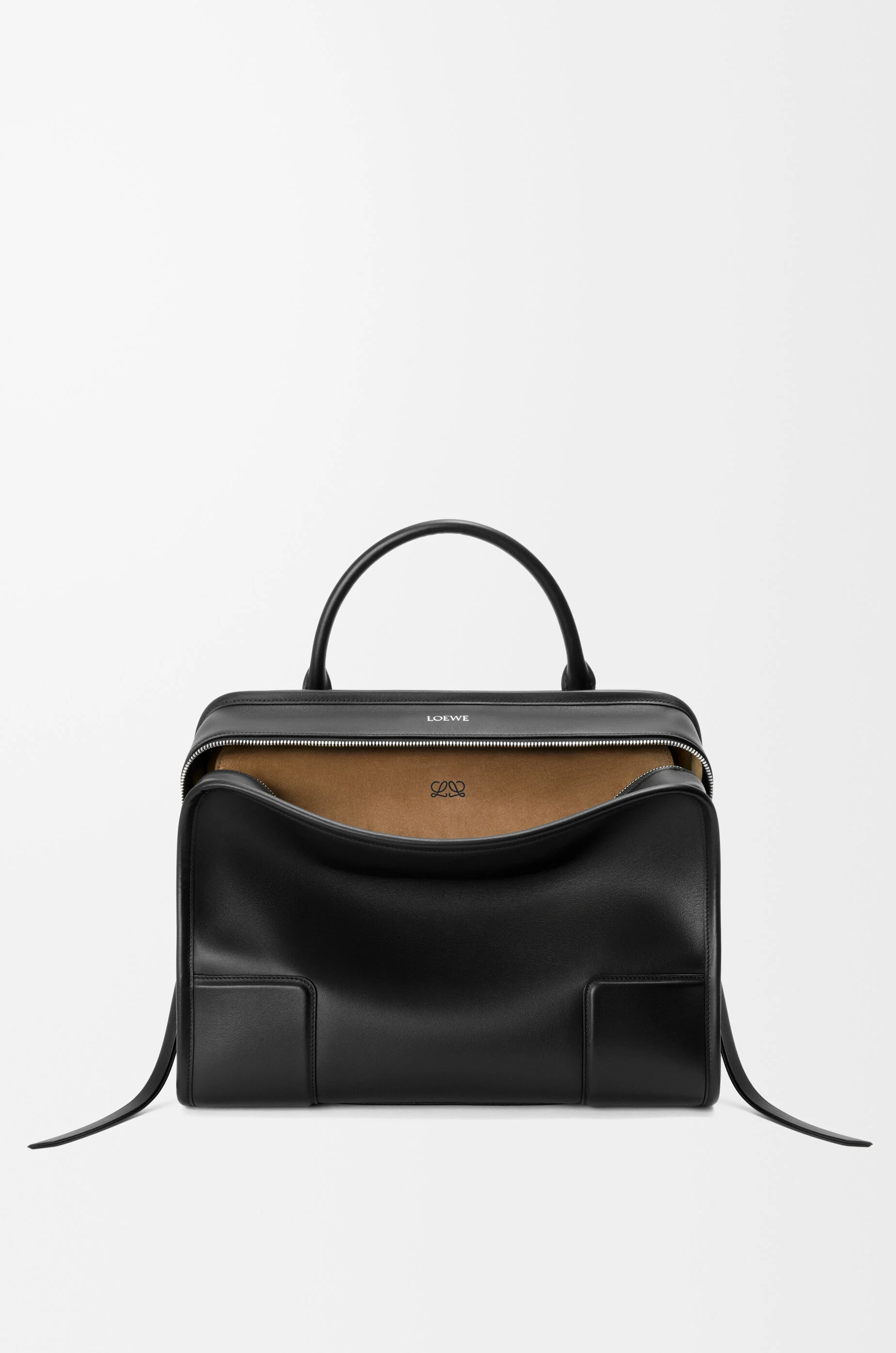 Large Amazona 180 bag in soft calfskin Black - LOEWE USA Official