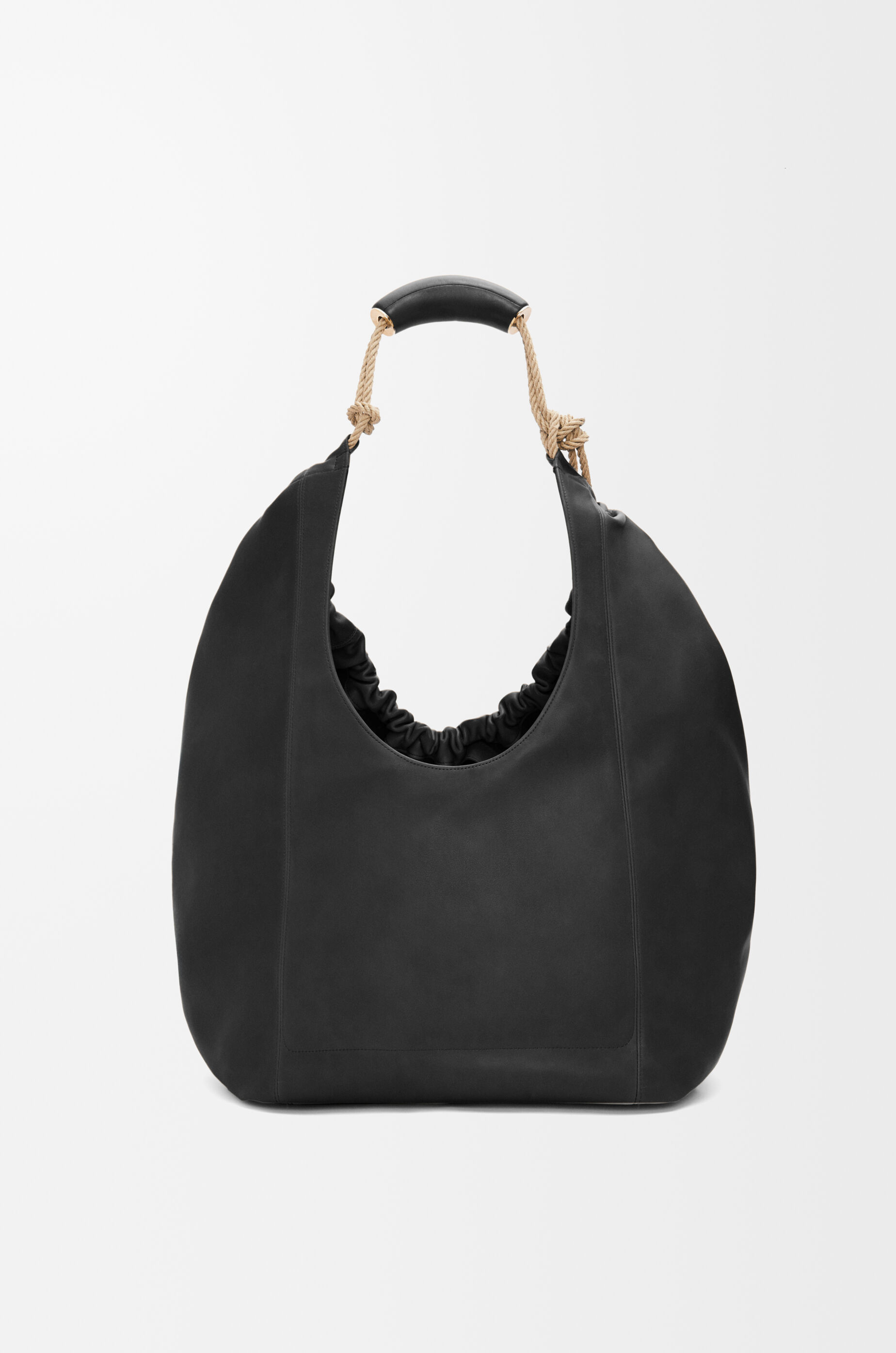 XL Squeeze bag in natural calfskin Black - LOEWE