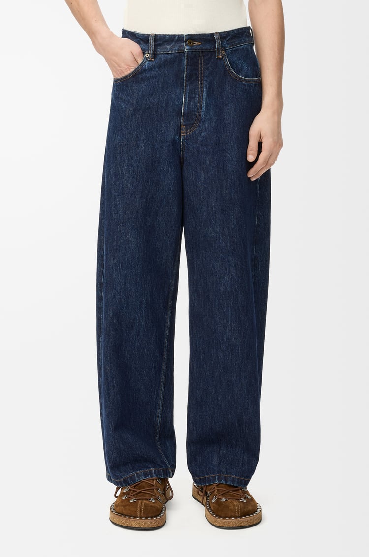 LOEWE 棉质牛仔裤 原色单宁