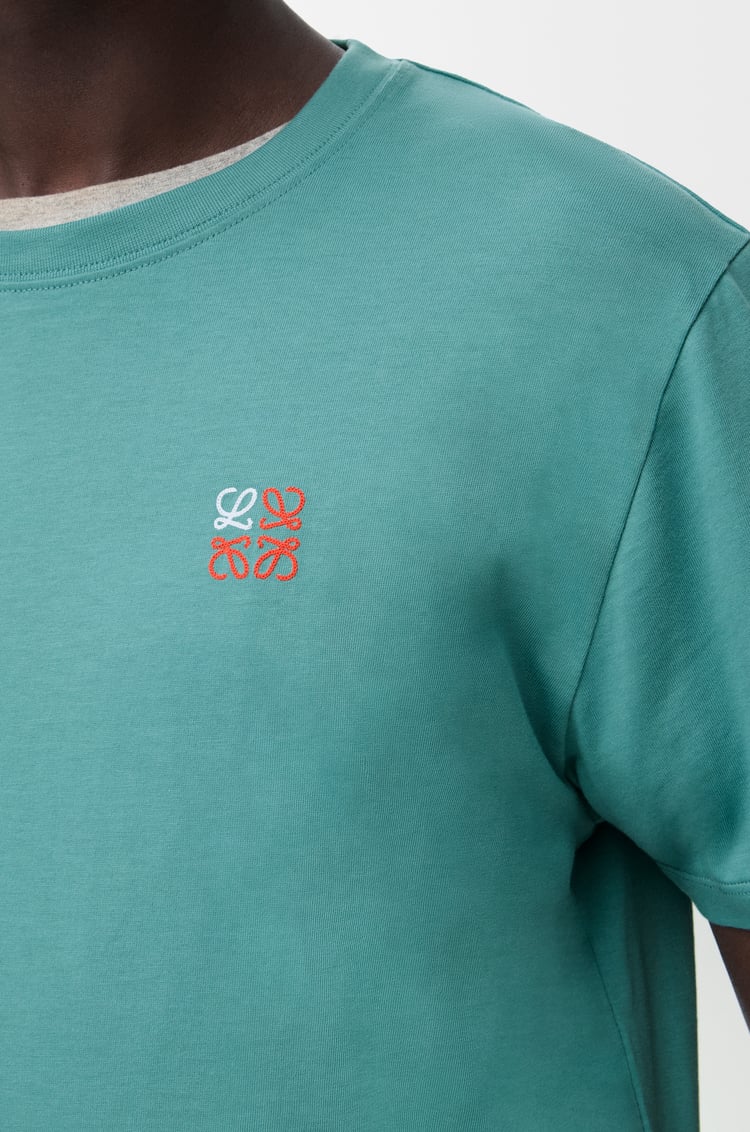 LOEWE Regular fit T-shirt in cotton Light Blue