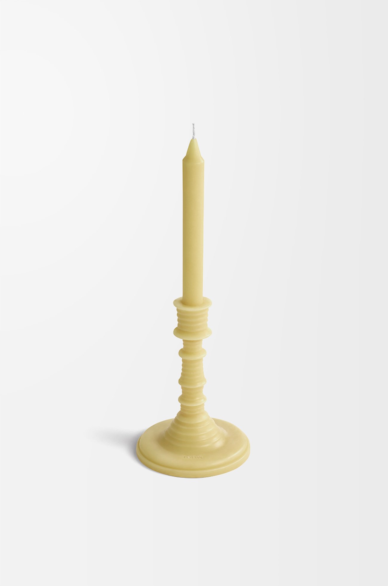 LOEWE Honeysuckle wax candleholder Yellow