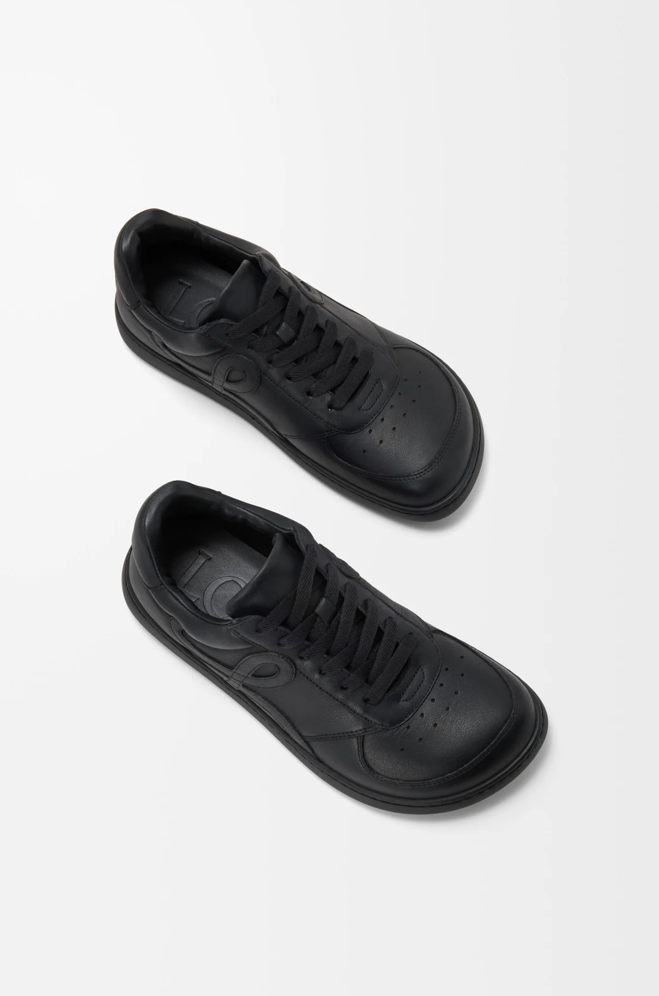 LOEWE Sneakers Jambo en cuir de veau souple grainé Noir