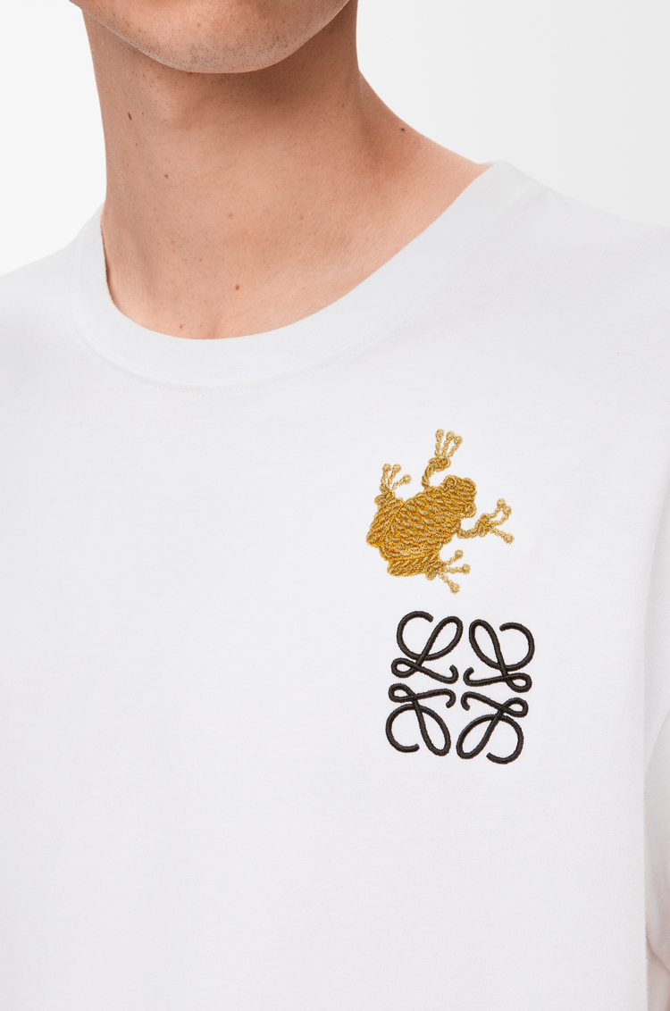 LOEWE Relaxed fit T-shirt in cotton White/Multicolor