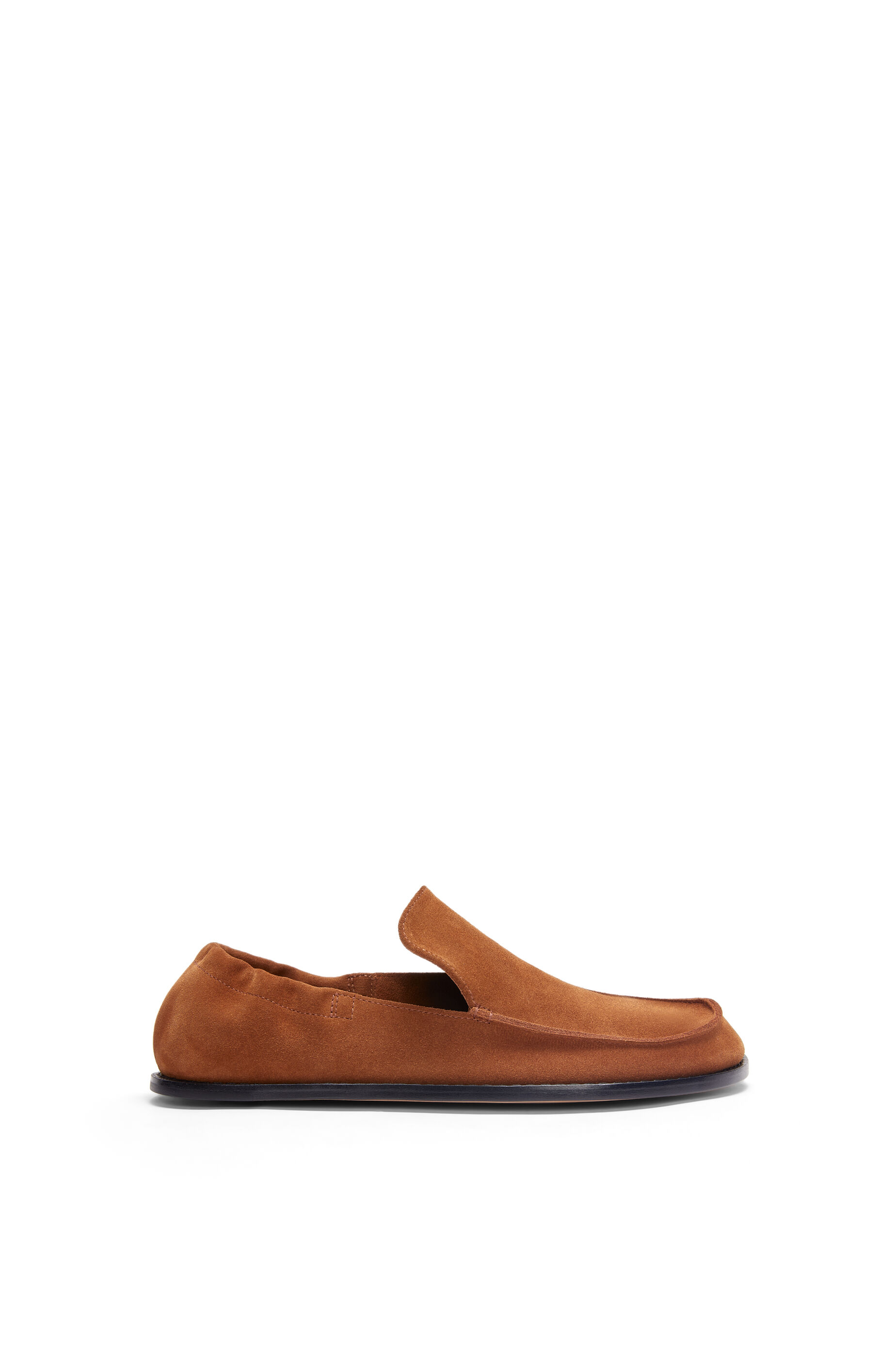 Flex loafer in suede Chocolate LOEWE