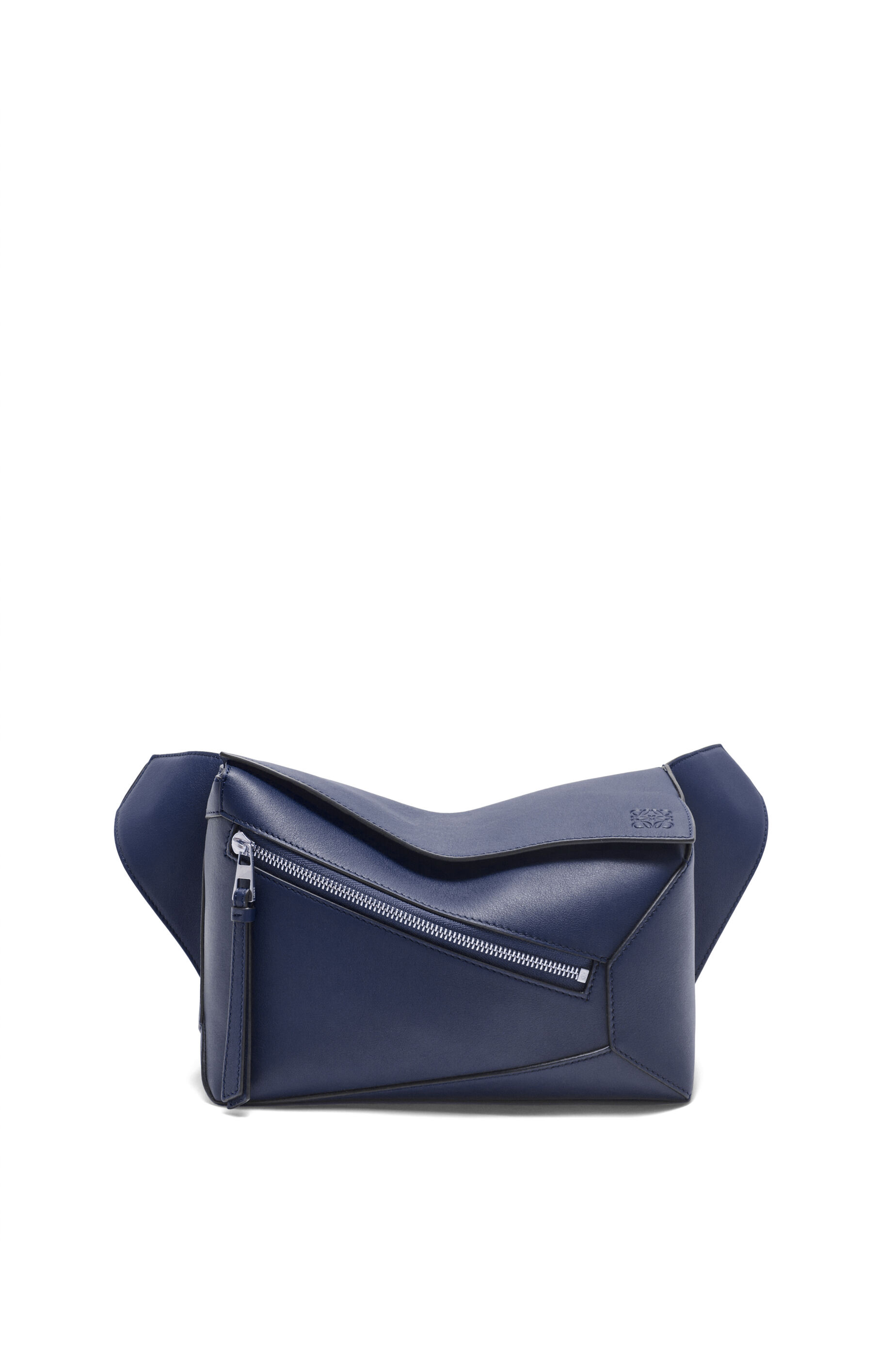 Small Puzzle bumbag in classic calfskin Black LOEWE