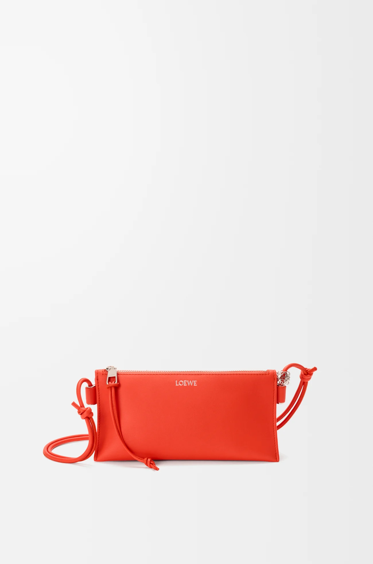 LOEWE Joya pouch in nappa calfskin Sunrise Orange
