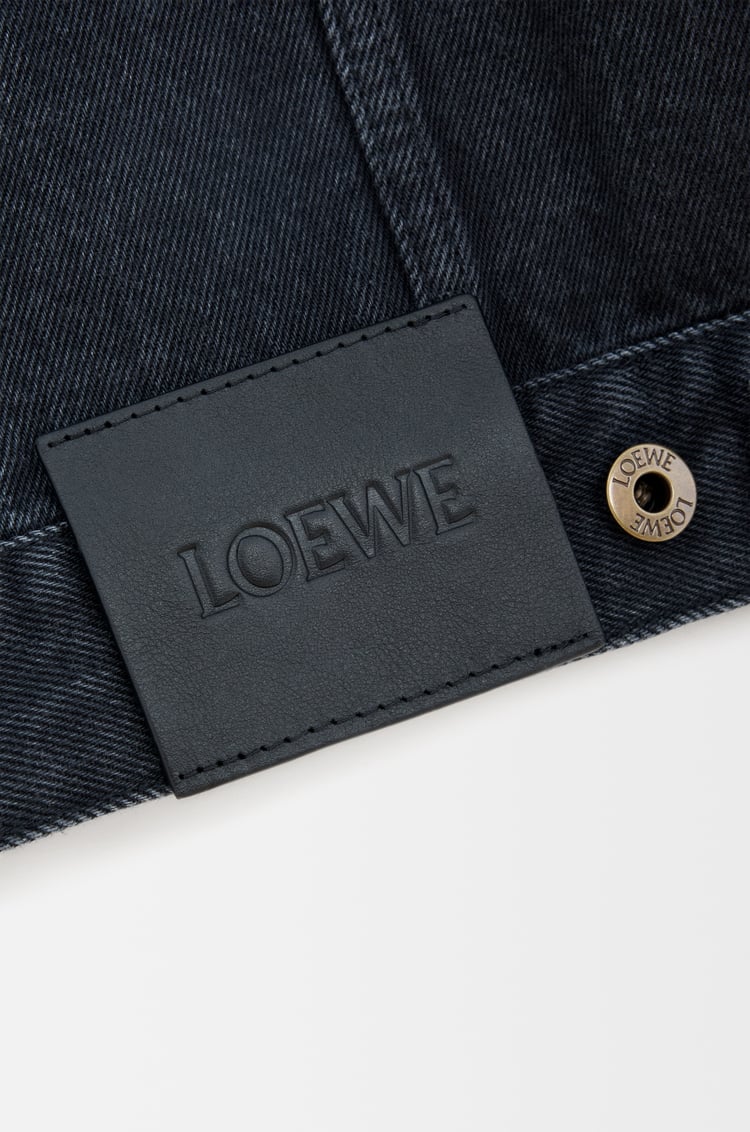 LOEWE 丹寧 Anagram 夾克 黑色