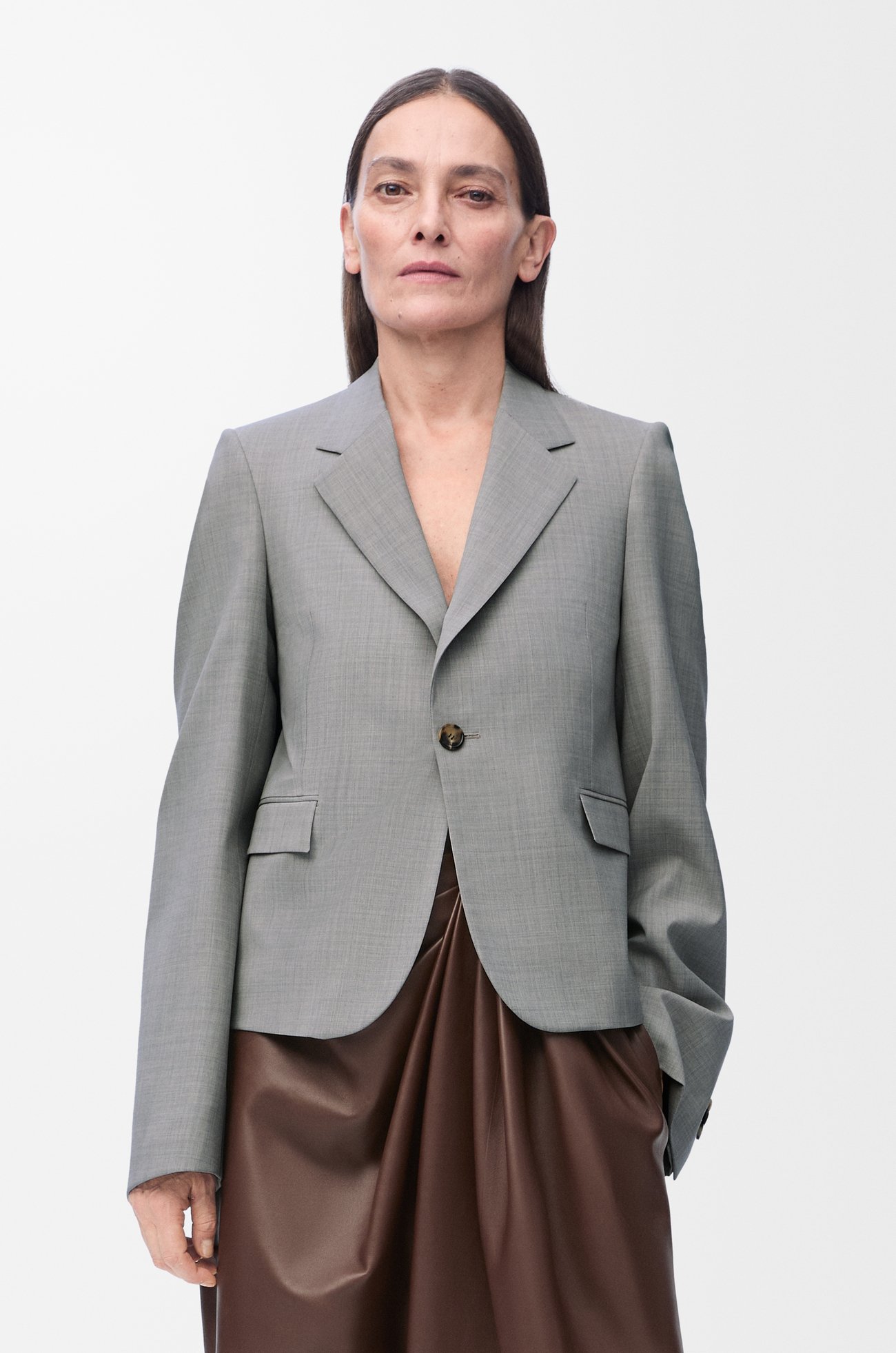LOEWE Jacket in wool Light Grey plp_rd