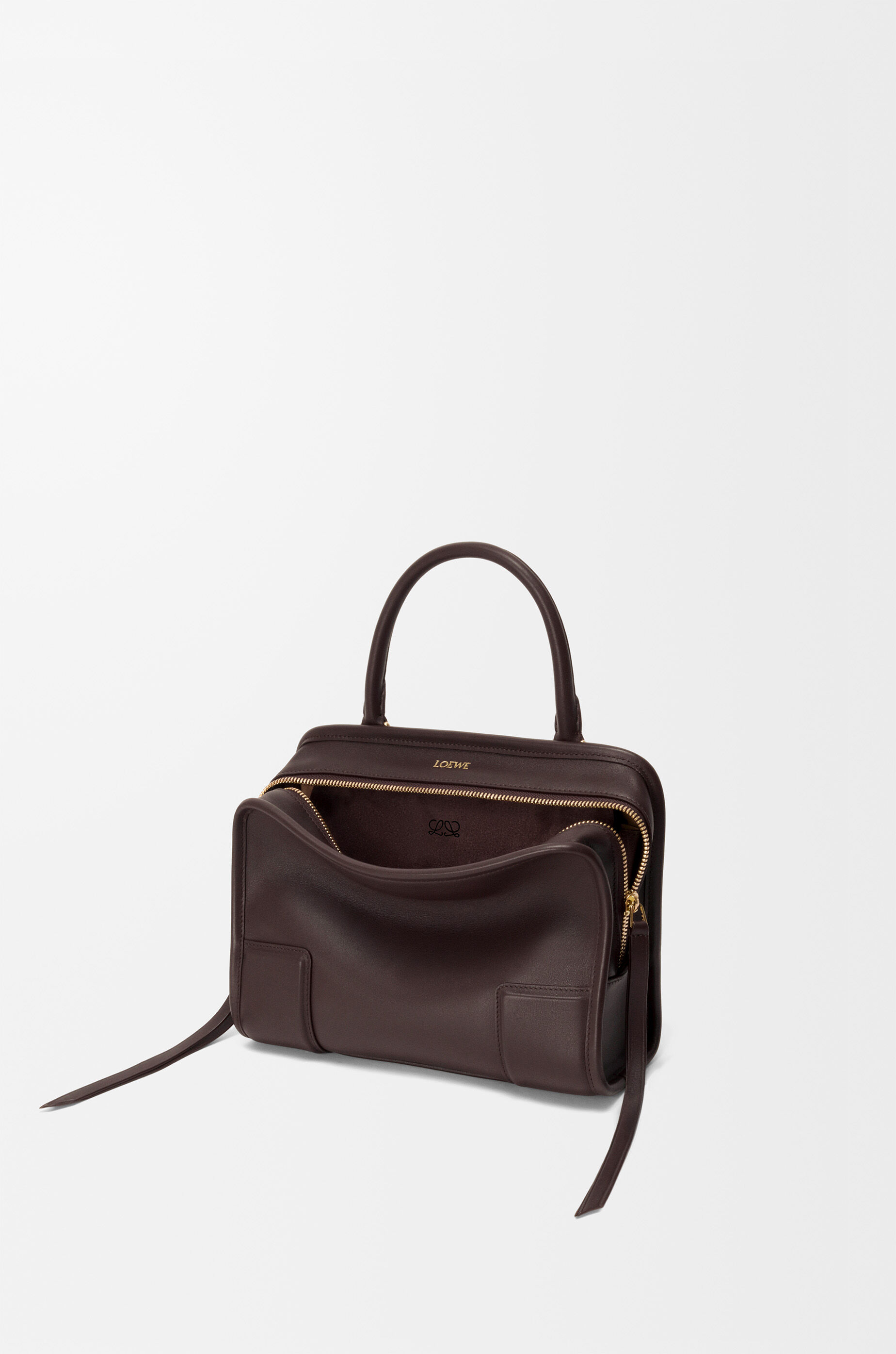 Small Amazona 180 bag in soft calfskin Brown - LOEWE USA Official