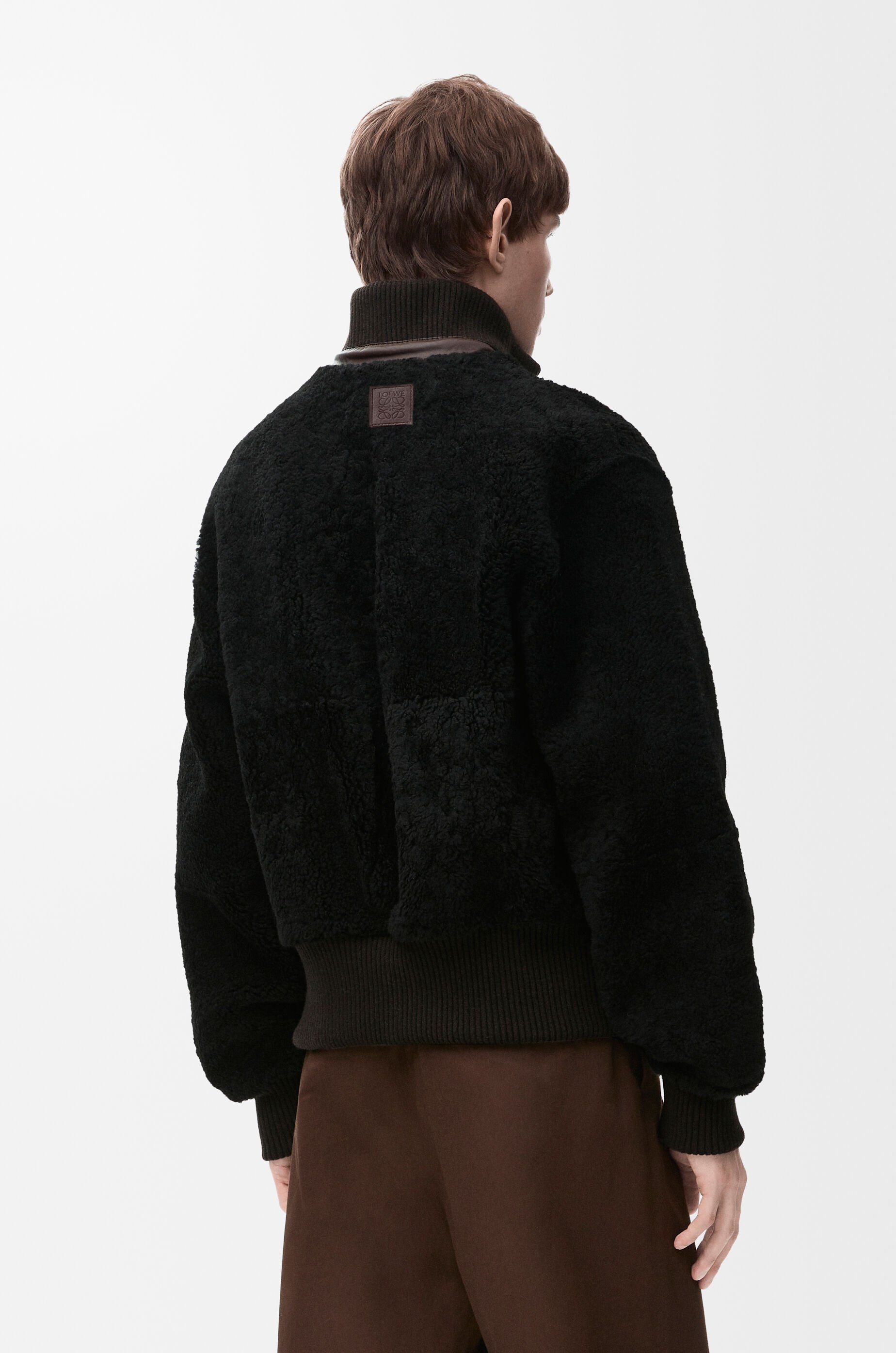 【LOEWE】タキマキ着用♪ ジャケット(シアリング) ジャケット(シアリング) ブラック - LOEWE