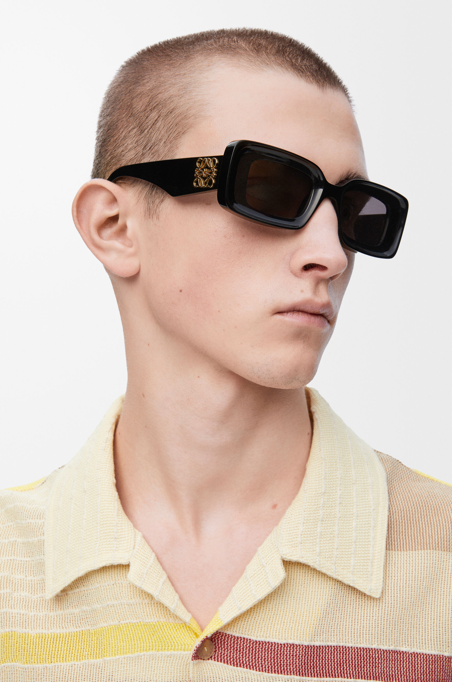 Rectangular sunglasses Black - LOEWE