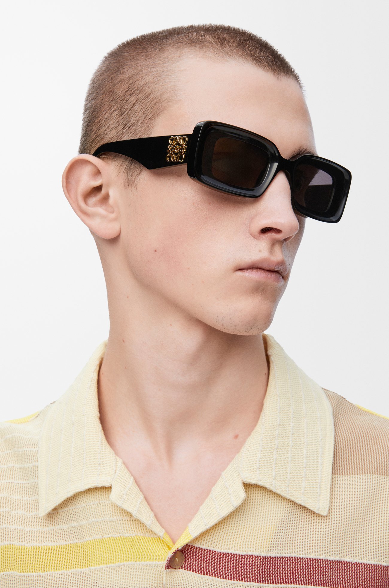 LOEWE Rectangular sunglasses Black
