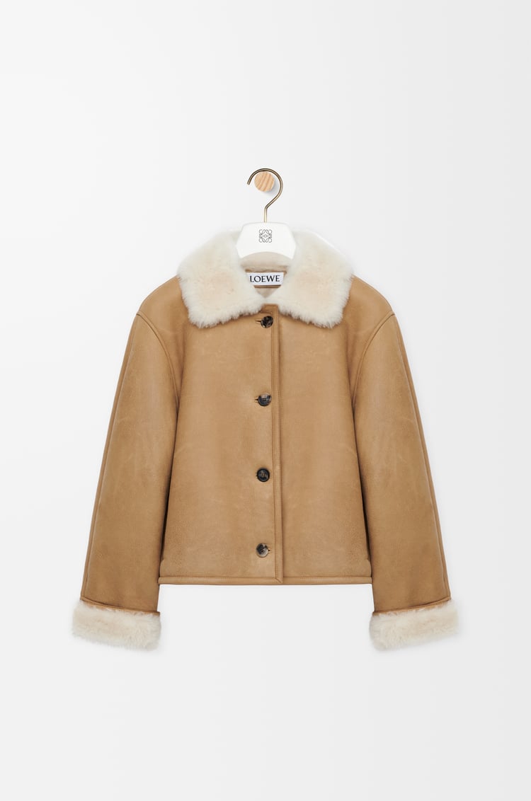LOEWE Chaqueta en lana de oveja Camel