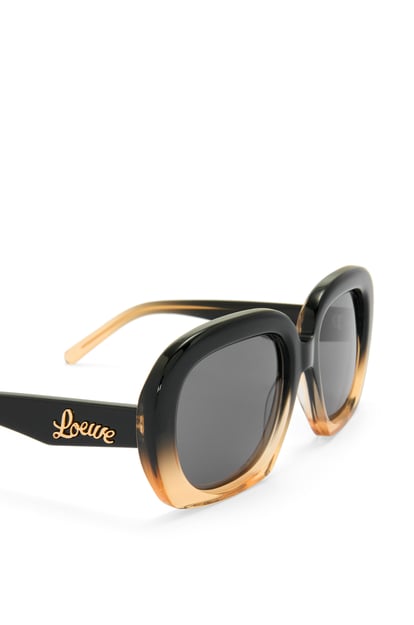 LOEWE Square halfmoon sunglasses in acetate Gradient Black/Beige plp_rd