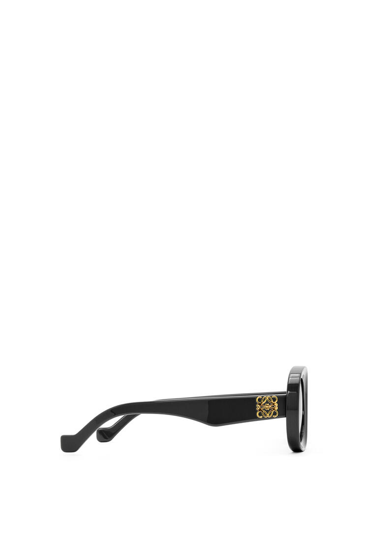 LOEWE Gafas de sol ovaladas en acetato Negro