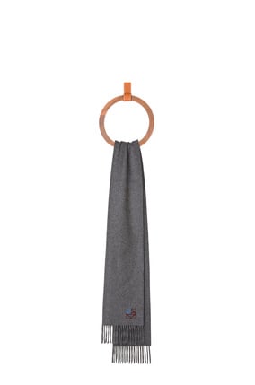 LOEWE Anagram scarf in cashmere Grey plp_rd