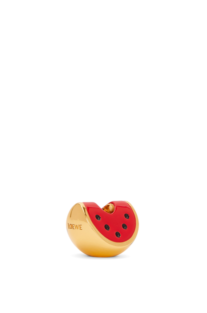 LOEWE Watermelon dice in brass Gold/Red plp_rd