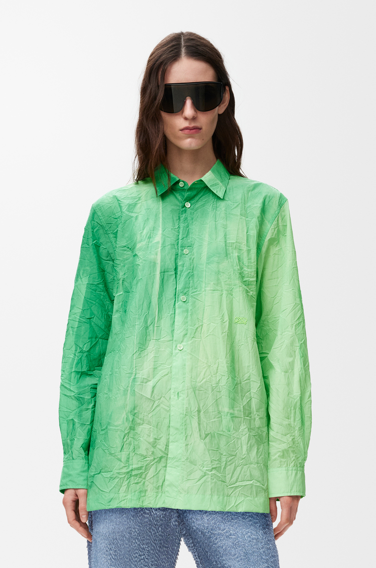 LOEWE Shirt in technical cotton Green