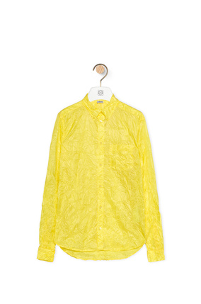 LOEWE Crinkle shirt in polyester Yellow
