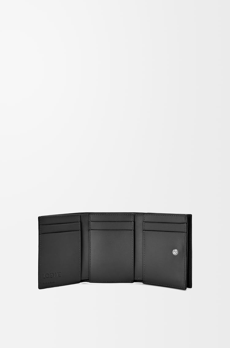 LOEWE Cartera con tres pliegues en piel de ternera Antracita