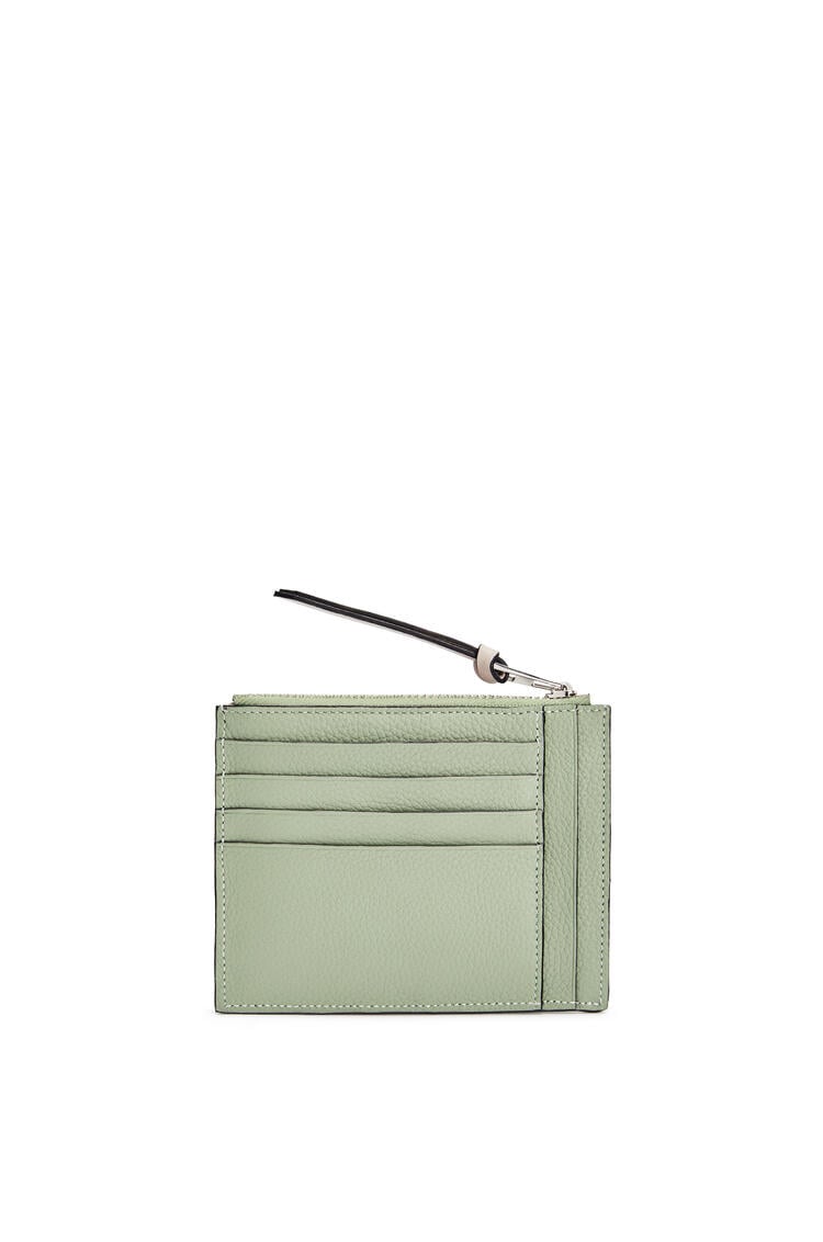 LOEWE Large coin cardholder in soft grained calfskin Rosemary/Tan