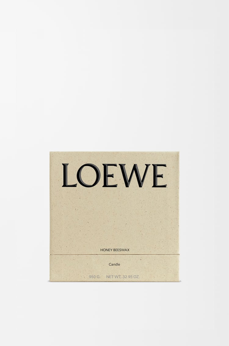 LOEWE Medium Honey beeswax candle Yellow