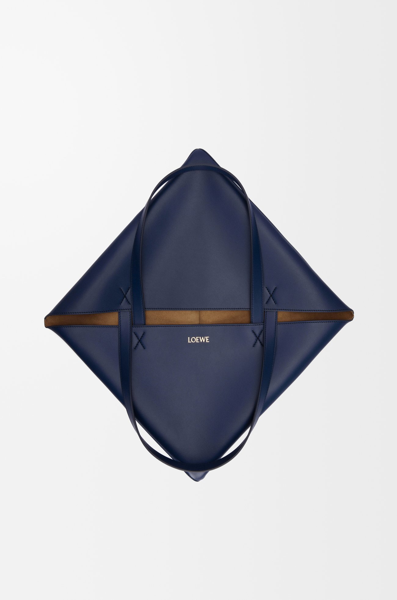 LOEWE パズルフォルド トート XL（シャイニーカーフ） アビスブルー
