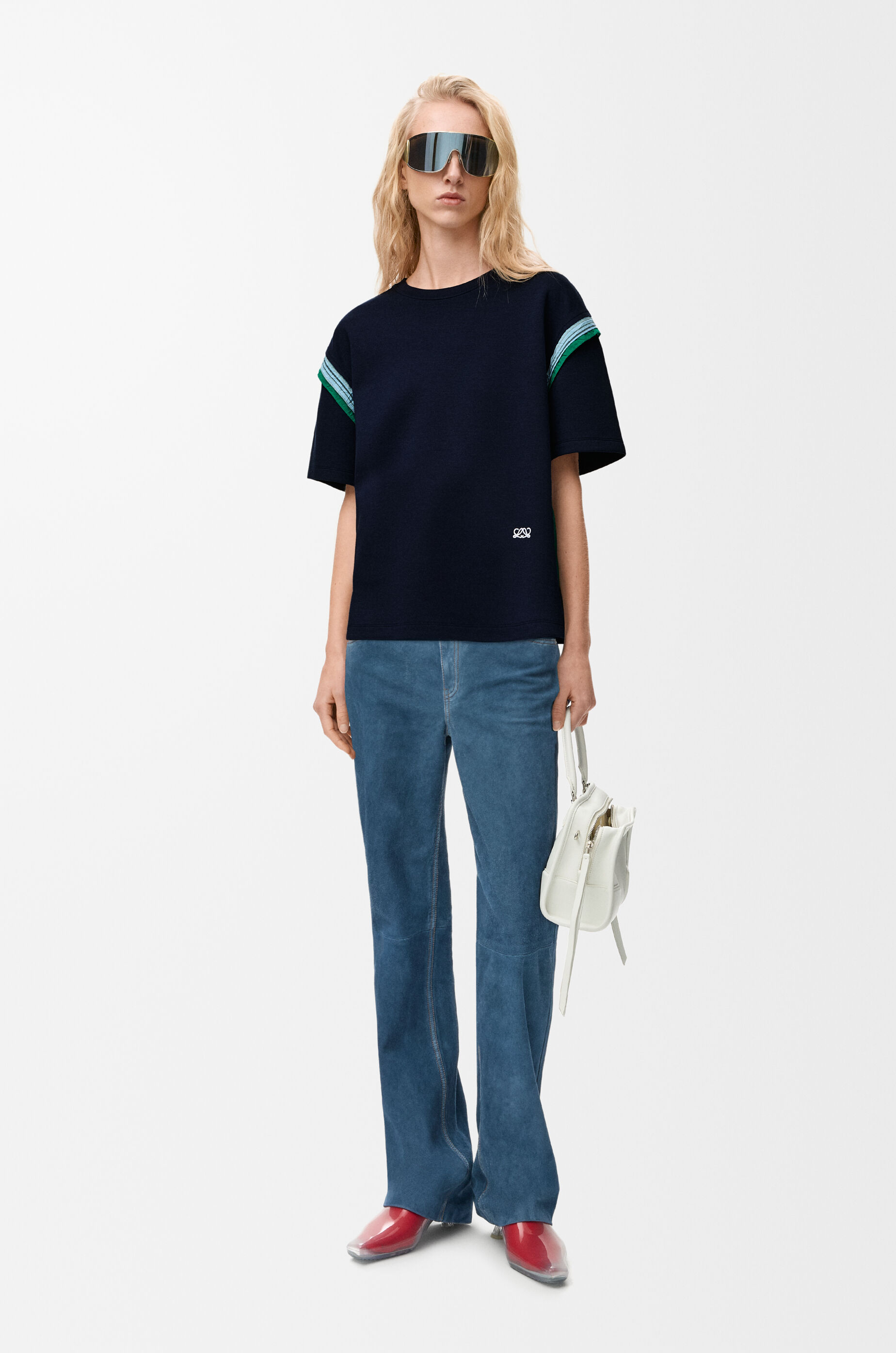 Tシャツ（コットンブレンド） ブルー - ロエベ 日本 公式サイト