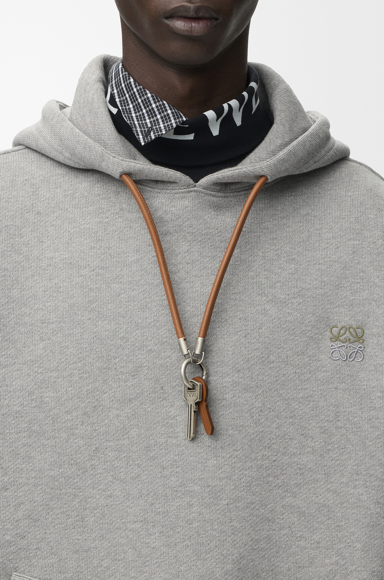 LOEWE Hoodie in cotton Grey Melange