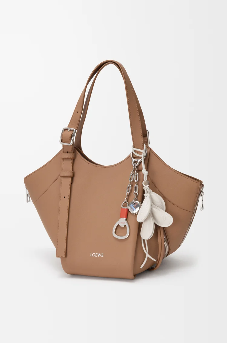 LOEWE Charm de multiconchas en piel Blanco