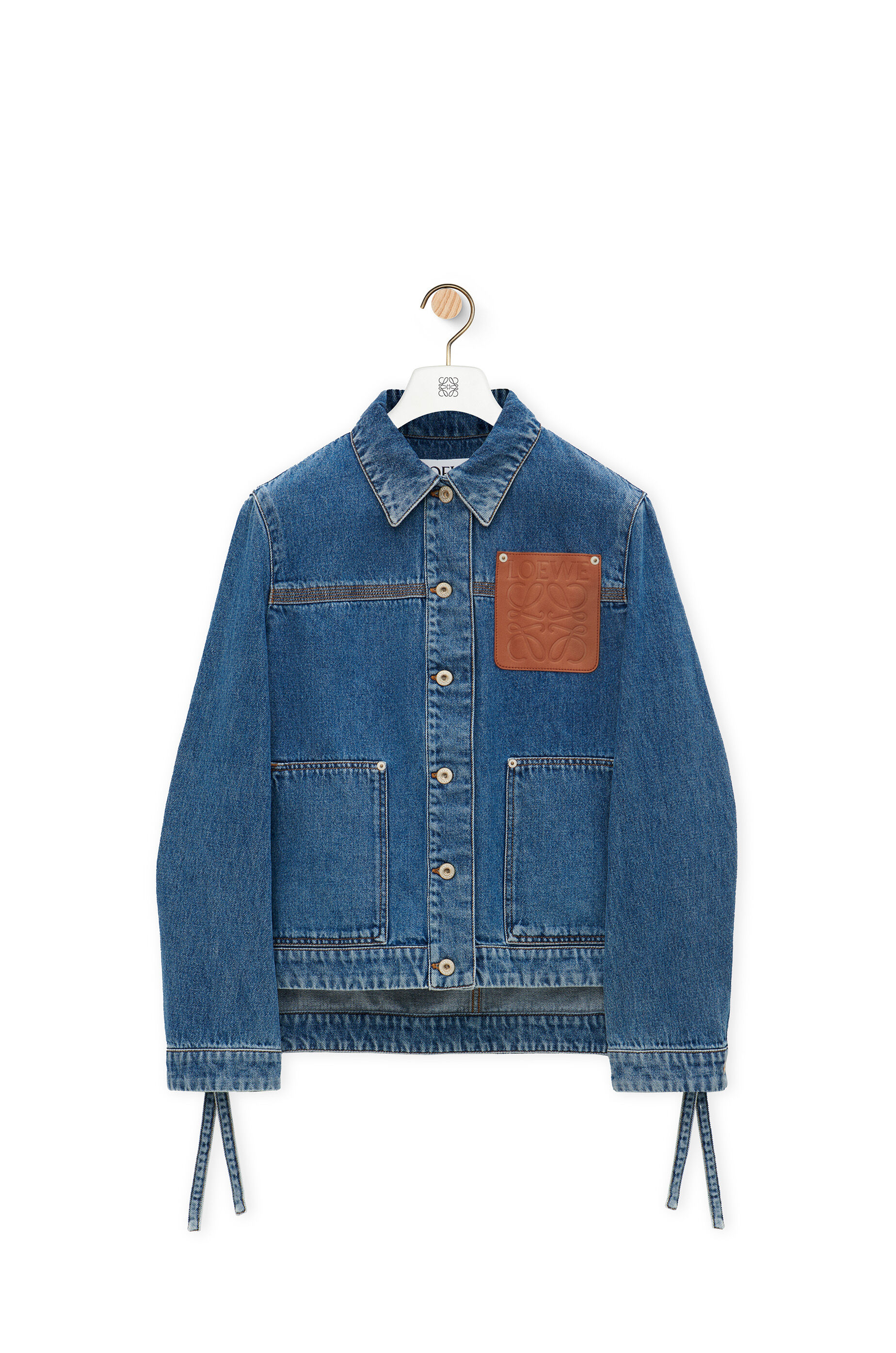 Elle denim jacket top