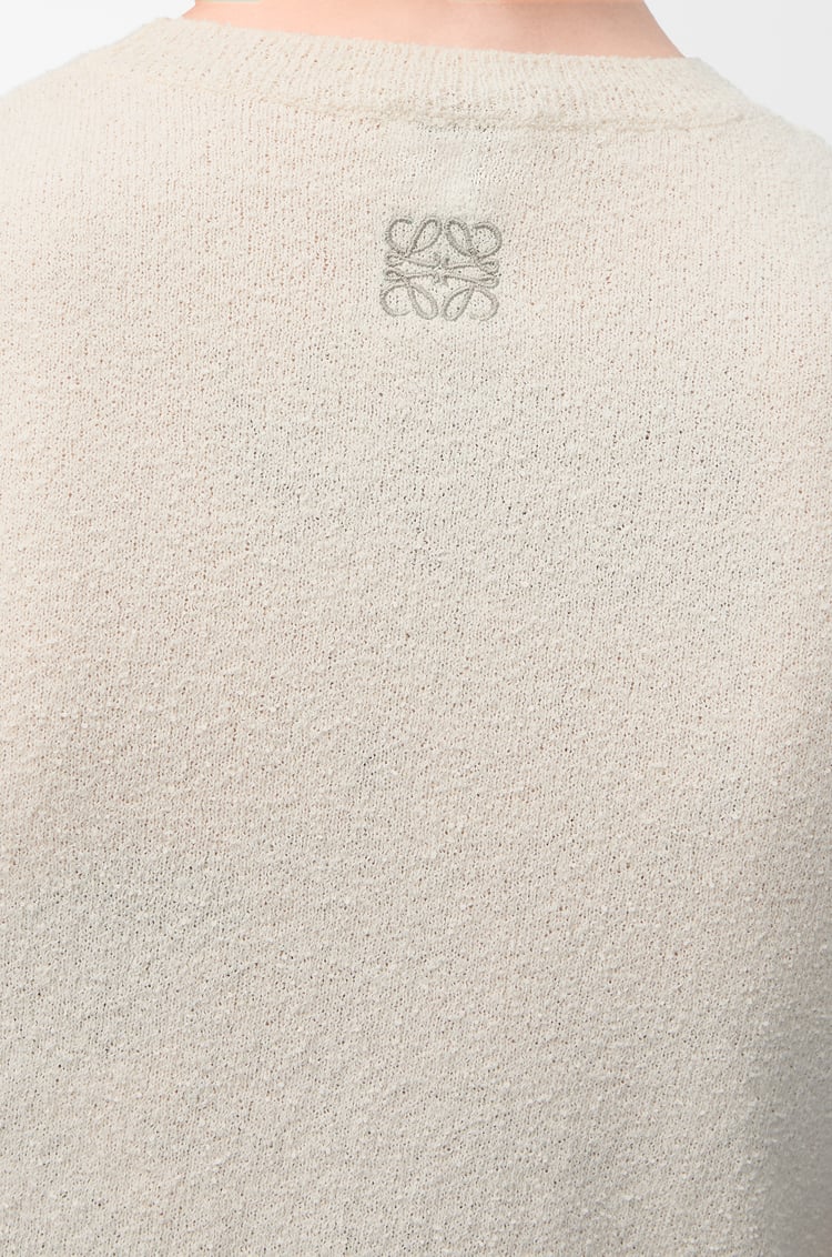 LOEWE 棉質混紡套頭衫 白色/多色