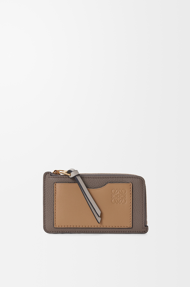 LOEWE コインカードホルダー（ソフトグレインカーフ） トープ/タルク