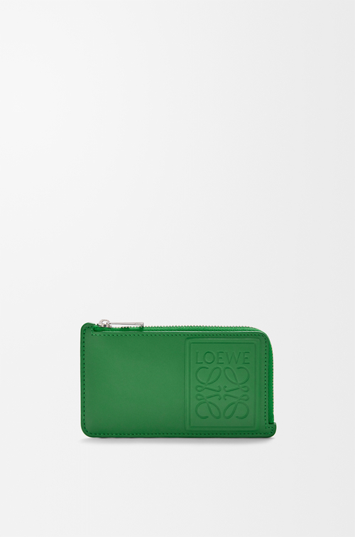 LOEWE コインカードホルダー（サテンカーフ） トロピカルグリーン
