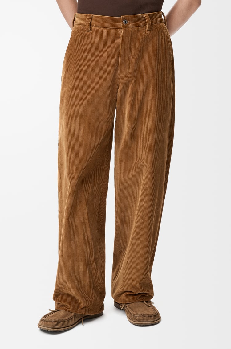 LOEWE Pantaloni in cotone Marrone