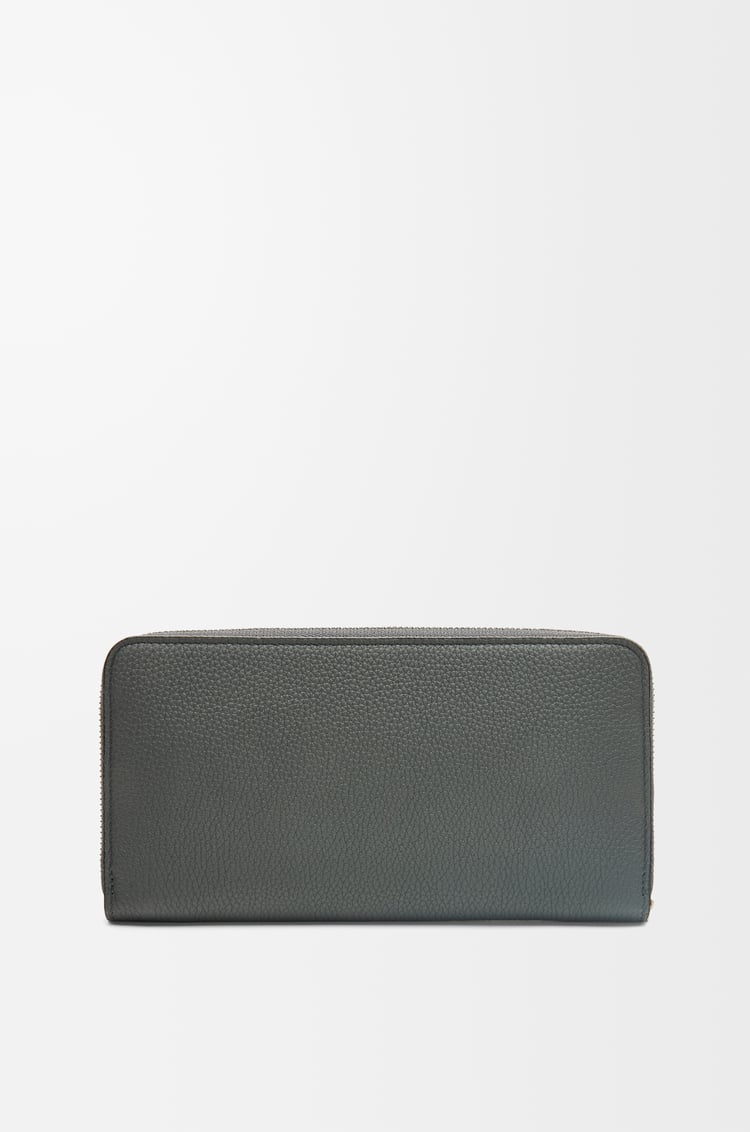 LOEWE Cartera con cremallera en piel de ternera Antracita