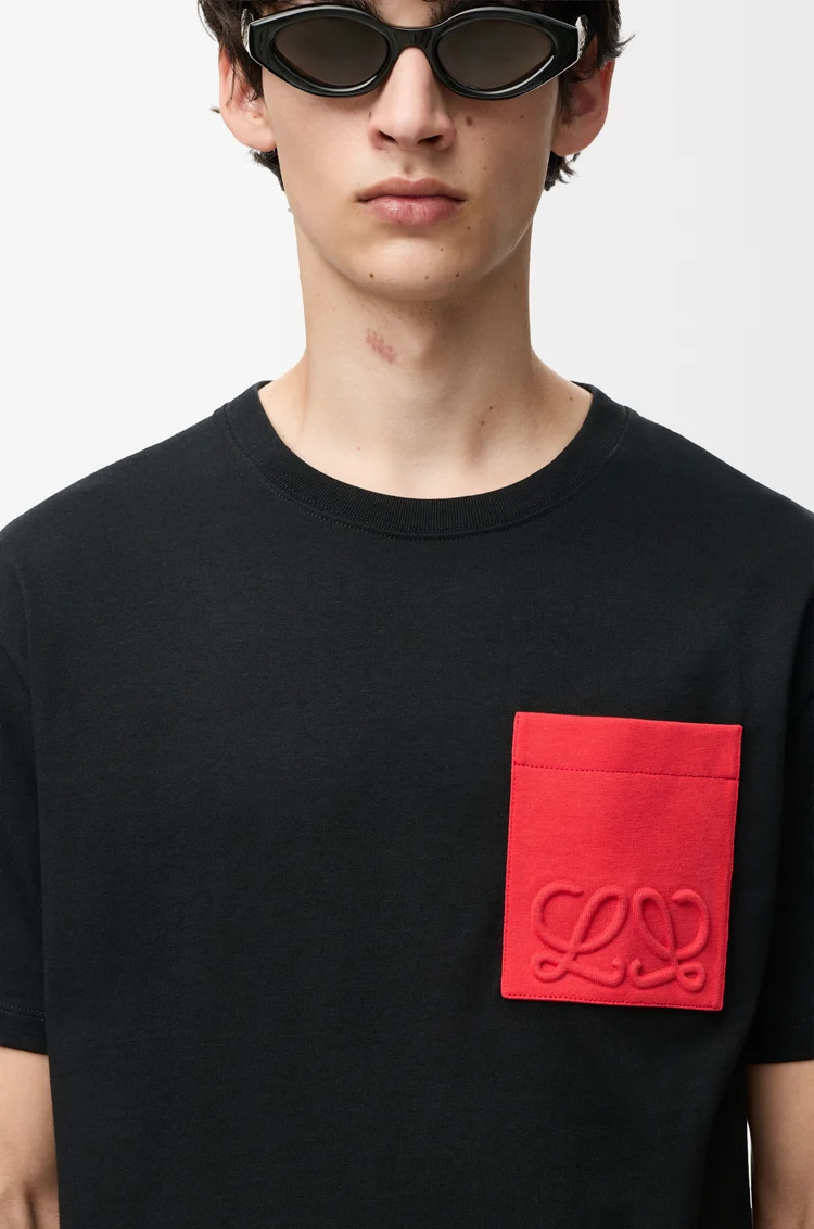 LOEWE T-shirt décontracté en coton Noir
