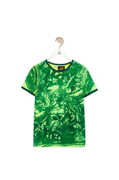LOEWE スリムフィット Tシャツ（コットン） グリーン/マルチカラー plp_rd