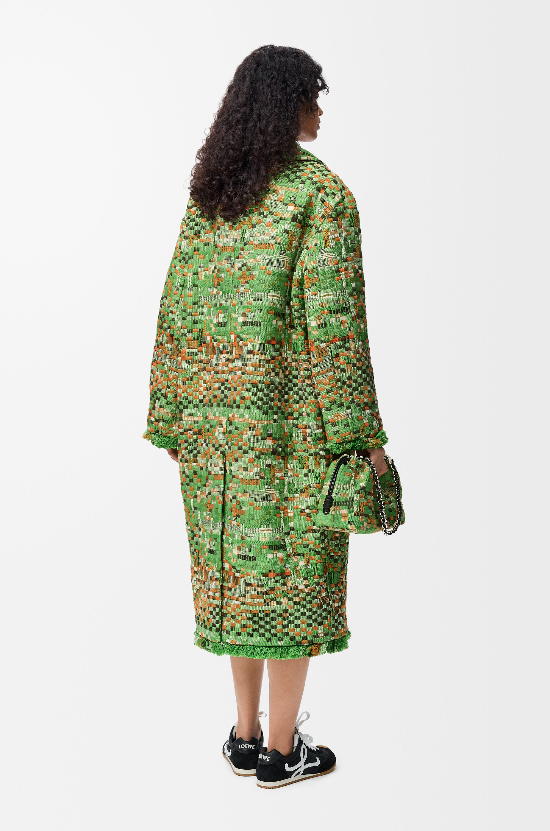 コート（コットンジャカード） グリーン - LOEWE Japan official website