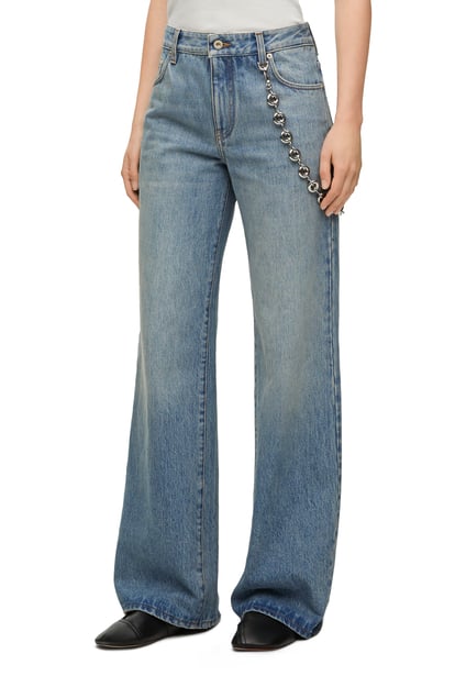 LOEWE Jeans con catena in denim DENIM LAVATO plp_rd