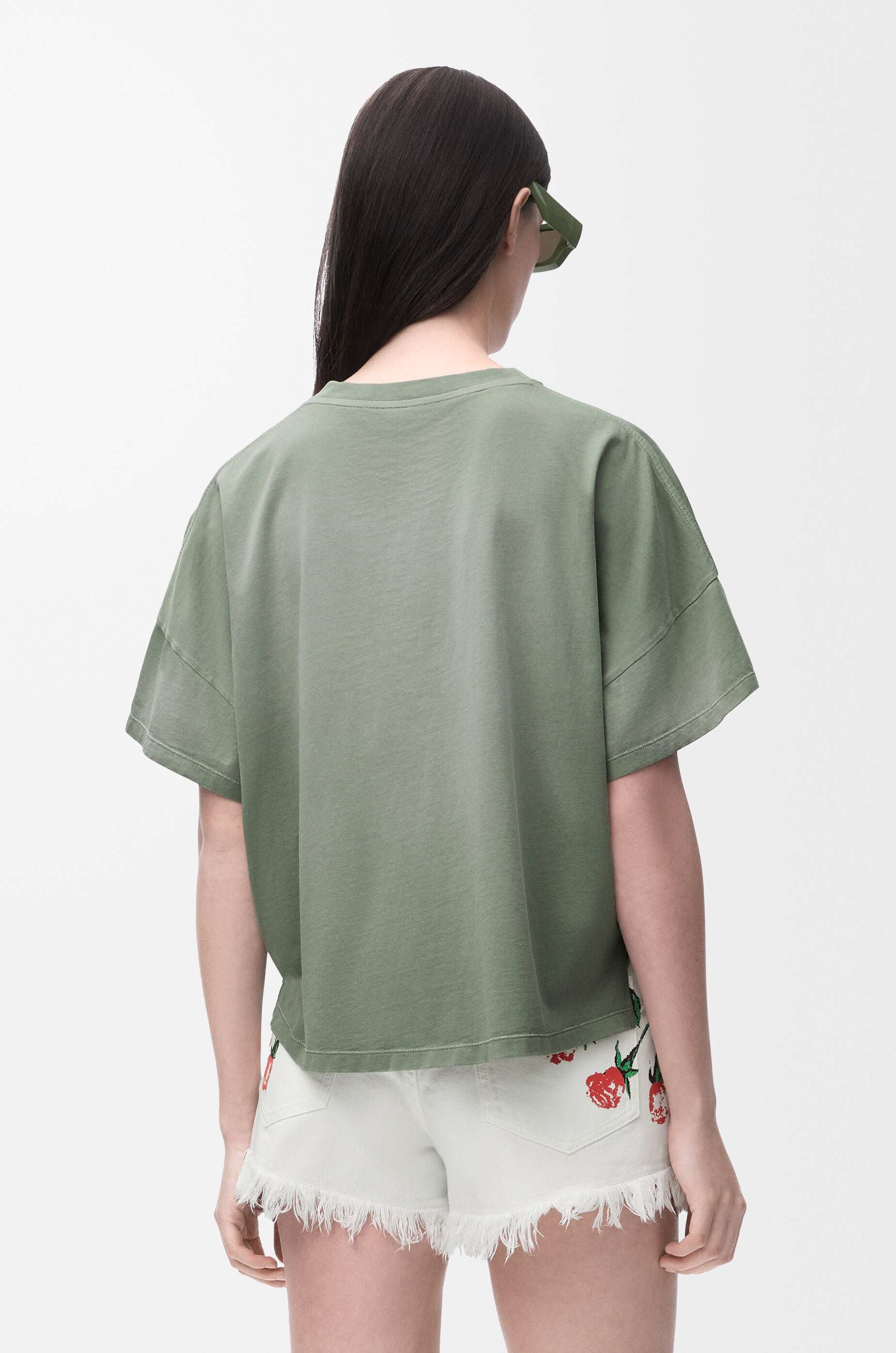 T-shirt in cotton Green - LOEWE